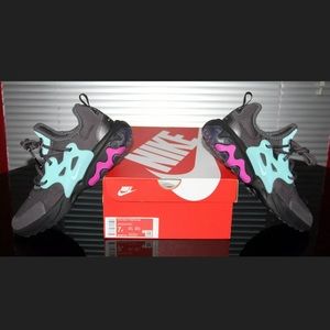 NIKE REACT PRESTO (GS) Shoes Thunder Gray Aurora